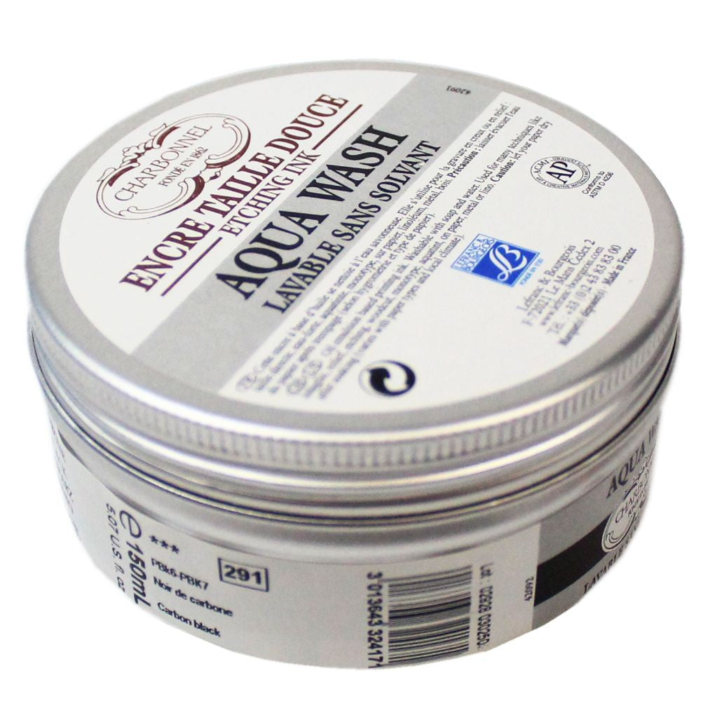 Tinta Para Gravura Aqua Wash Charbonnel 150ml 291 Carbone Black